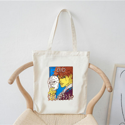 Jojo Bizarre Adventure Genți de cumpărături Geantă personalizabilă cu logo Genți de mână pentru femei Geantă mare de designer pentru cumpărături Geantă tote de umăr