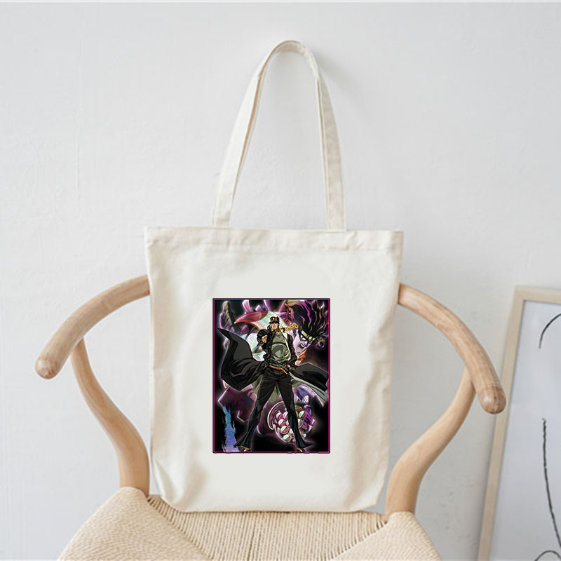 Jojo Bizarre Adventure Genți de cumpărături Geantă personalizabilă cu logo Genți de mână pentru femei Geantă mare de designer pentru cumpărături Geantă tote de umăr