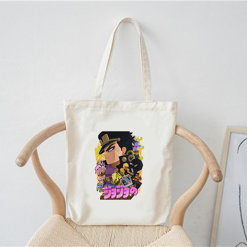 Jojo Bizarre Adventure Genți de cumpărături Geantă personalizabilă cu logo Genți de mână pentru femei Geantă mare de designer pentru cumpărături Geantă tote de umăr