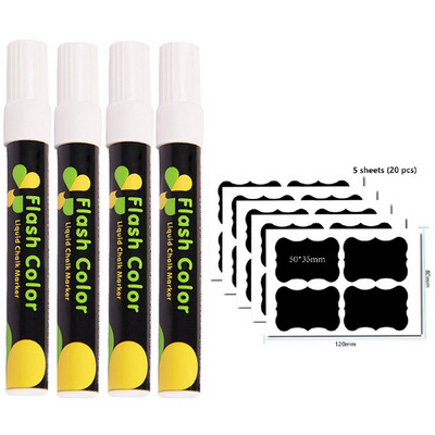 „Haile“ skysta kreida, ištrinama LED žymeklis, fluorescencinis žymeklis, piešinys, skirtas lentos reklamai lenta (3 * 6 mm)