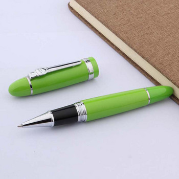 Υψηλής ποιότητας Jinhao 159 Green With Silver Clip Twist Screw Refill Metal Rollerball Pen