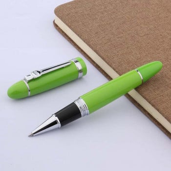 Υψηλής ποιότητας Jinhao 159 Green With Silver Clip Twist Screw Refill Metal Rollerball Pen