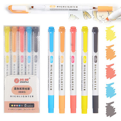 6 PCS markera pastelne olovke set markera u boji olovke u boji Kawaii slatke za djecu Uredski školski pribor Estetski uredski školski pribor