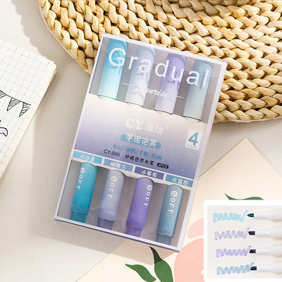 6 PCS markera pastelne olovke set markera u boji olovke u boji Kawaii slatke za djecu Uredski školski pribor Estetski uredski školski pribor