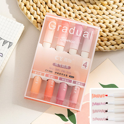 6 PCS markera pastelne olovke set markera u boji olovke u boji Kawaii slatke za djecu Uredski školski pribor Estetski uredski školski pribor