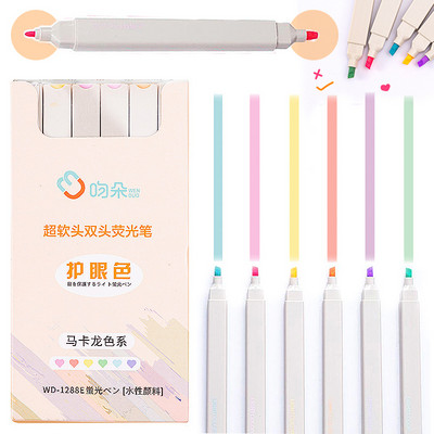 6 PCS markera pastelne olovke set markera u boji olovke u boji Kawaii slatke za djecu Uredski školski pribor Estetski uredski školski pribor