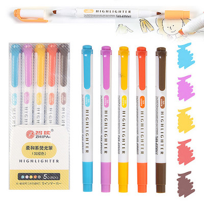 6 PCS markera pastelne olovke set markera u boji olovke u boji Kawaii slatke za djecu Uredski školski pribor Estetski uredski školski pribor