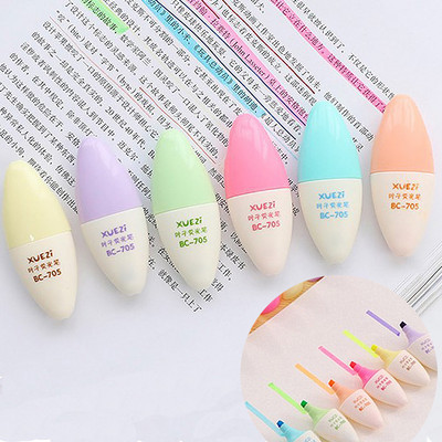 6 PCS markera pastelne olovke set markera u boji olovke u boji Kawaii slatke za djecu Uredski školski pribor Estetski uredski školski pribor