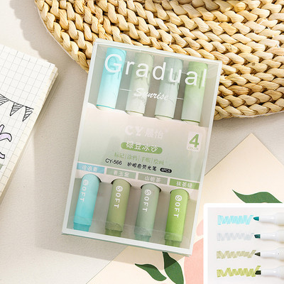 6 PCS markera pastelne olovke set markera u boji olovke u boji Kawaii slatke za djecu Uredski školski pribor Estetski uredski školski pribor