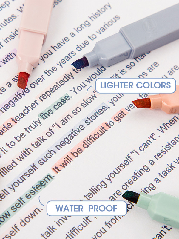 Andstal 6τμχ/Παρτίδα Morandi Σετ μαρκαδόρων 24 χρωμάτων Παστέλ Φλουό για Σχολικό Κείμενο Μαρκαδόροι Μίνι Μίνι Μαρκαδόροι με τσόχα