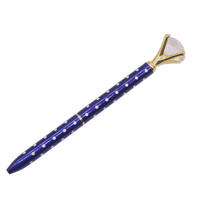 1 vnt. krištolo rašiklis Prabangus didelis deimantinis metalinis tušinukas Dovanų akcija studentams raštinės reikmenys biuro rašymo rašikliai.