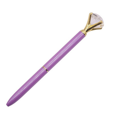 1 vnt. krištolo rašiklis Prabangus didelis deimantinis metalinis tušinukas Dovanų akcija studentams raštinės reikmenys biuro rašymo rašikliai.