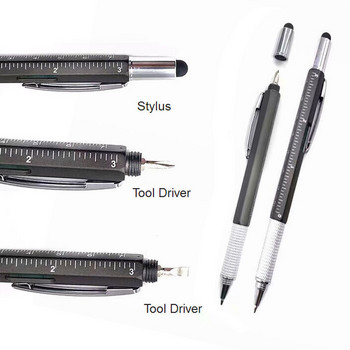 Creative Novel Πολυλειτουργικό μεταλλικό στυλό Screwdriver Ballpen School office Στυλό εργαλείων οθόνης αφής για άνδρες Gadgets Δώρο