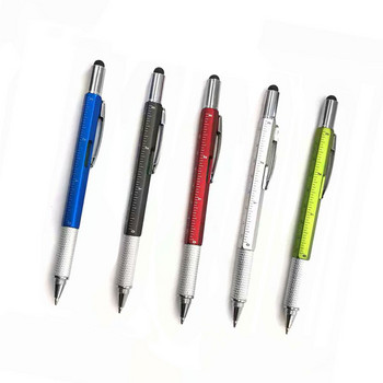 Creative Novel Πολυλειτουργικό μεταλλικό στυλό Screwdriver Ballpen School office Στυλό εργαλείων οθόνης αφής για άνδρες Gadgets Δώρο