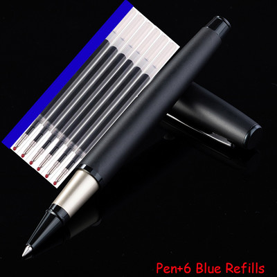 Visokokvalitetni klasičan dizajn Punometalna valjana kemijska olovka Office Executive Business Men Poklon olovka za pisanje Kupi 2 Pošalji poklon