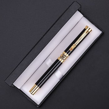 Πολυτελές Business Office Sign Pen Hollow Metal Pens Ballpoint Student Writing School Rollerball Στυλό Γραφικά Προμήθειες Δώρο 03779