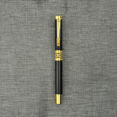 Luksusa biznesa biroja zīmju pildspalva dobi metāla lodīšu pildspalvas Studentu rakstīšanas skolas rullīšu pildspalvas kancelejas piederumi dāvana 03779