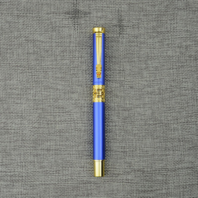 Luksusa biznesa biroja zīmju pildspalva dobi metāla lodīšu pildspalvas Studentu rakstīšanas skolas rullīšu pildspalvas kancelejas piederumi dāvana 03779