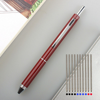 Pix multifuncțional din metal Caneta de lux 4 în 1 Pixuri cu bilă Creion 0,5 mm Instrument multifuncțional multifuncțional Multifuncțional