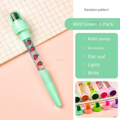 Haile 5 u 1 kemijska olovka s mjehurićima s pečatom Igračke olovke Liquid Motion mjehurićke olovke, smiješne kemijske olovke Školski DIY pribor