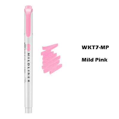 Zebra Mild color Highlighter Pen WKT7 Mildliner Friendly Fine Bold μαρκαδόρο για Lettering Drawing Paint School F506