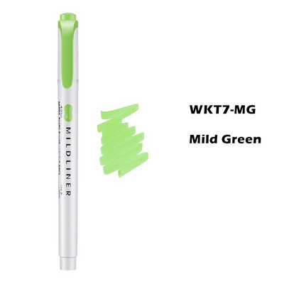 Zebra Mild color Highlighter Pen WKT7 Mildliner Friendly Fine Bold μαρκαδόρο για Lettering Drawing Paint School F506
