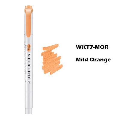 Zebra Mild color Highlighter Pen WKT7 Mildliner Friendly Fine Bold μαρκαδόρο για Lettering Drawing Paint School F506