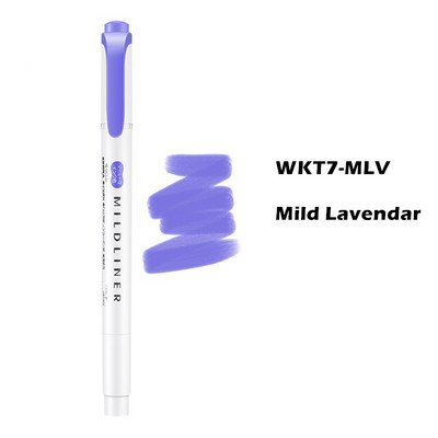 Zebra Mild color Highlighter Pen WKT7 Mildliner Friendly Fine Bold μαρκαδόρο για Lettering Drawing Paint School F506