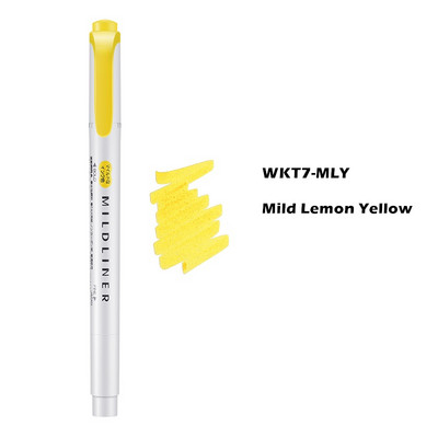 Zebra Mild color Highlighter Pen WKT7 Mildliner Friendly Fine Bold μαρκαδόρο για Lettering Drawing Paint School F506
