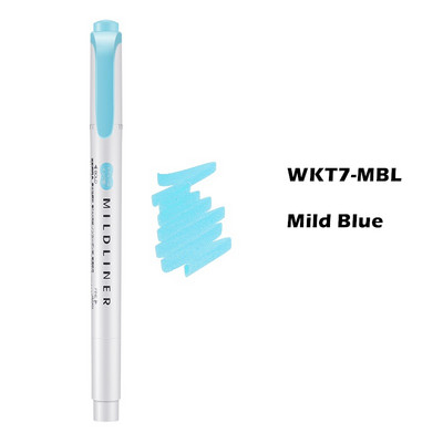 Zebra Mild color Highlighter Pen WKT7 Mildliner Friendly Fine Bold μαρκαδόρο για Lettering Drawing Paint School F506