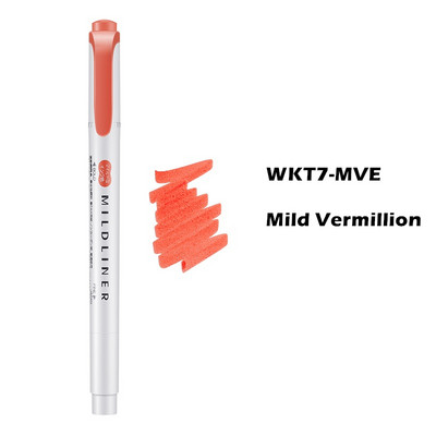 Zebra Mild color Highlighter Pen WKT7 Mildliner Friendly Fine Bold μαρκαδόρο για Lettering Drawing Paint School F506
