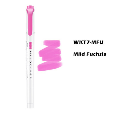 Zebra Mild color Highlighter Pen WKT7 Mildliner Friendly Fine Bold μαρκαδόρο για Lettering Drawing Paint School F506