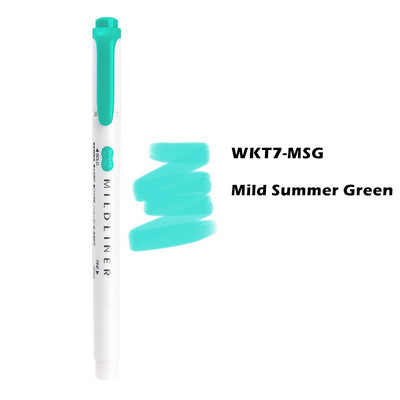 Zebra Mild color Highlighter Pen WKT7 Mildliner Friendly Fine Bold μαρκαδόρο για Lettering Drawing Paint School F506