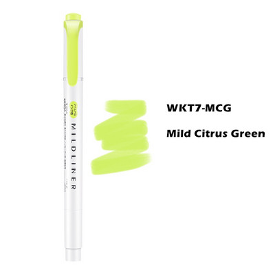 Zebra Mild color Highlighter Pen WKT7 Mildliner Friendly Fine Bold μαρκαδόρο για Lettering Drawing Paint School F506