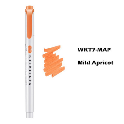 Zebra Mild color Highlighter Pen WKT7 Mildliner Friendly Fine Bold μαρκαδόρο για Lettering Drawing Paint School F506