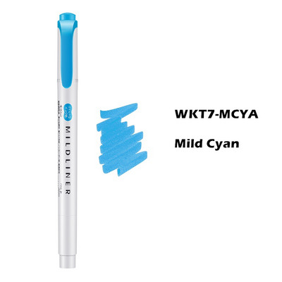 Zebra Mild color Highlighter Pen WKT7 Mildliner Friendly Fine Bold μαρκαδόρο για Lettering Drawing Paint School F506