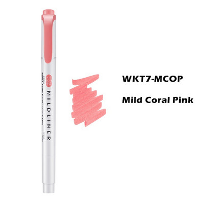Zebra Mild color Highlighter Pen WKT7 Mildliner Friendly Fine Bold μαρκαδόρο για Lettering Drawing Paint School F506