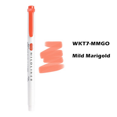 Zebra Mild color Highlighter Pen WKT7 Mildliner Friendly Fine Bold μαρκαδόρο για Lettering Drawing Paint School F506