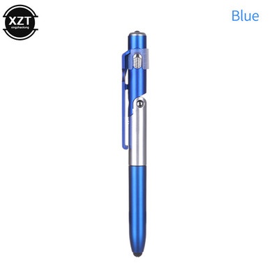 4 u 1 Sklopiva kemijska olovka Zaslon Stylus Touch Univerzalna mini višenamjenska kapacitivna olovka s LED-om za stalak za tablet telefon