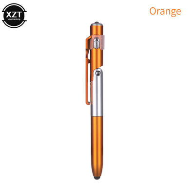 4 u 1 Sklopiva kemijska olovka Zaslon Stylus Touch Univerzalna mini višenamjenska kapacitivna olovka s LED-om za stalak za tablet telefon