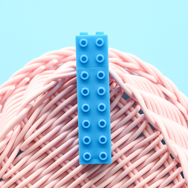 6db mini építőkocka toll színes kiemelő jelölőtoll kreatív rajz gyerek ajándék írószer Irodai iskolai művészeti kellékek H6201