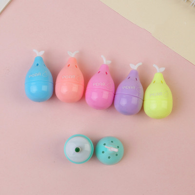 1 τμχ Cute Mini Highlighter Lovely Cartoon Paint Marker Στυλό Σχολικό Γραφείο Προμήθειες Γραφείου Γραφείου Κάψουλα Vitamin Kawaii Funny