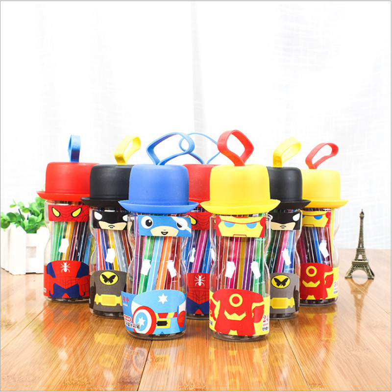 Dječja akvarel olovka Set markera Olovka za crtanje 12-36 Boja periva Slikarstvo Umjetnički marker Studentski pribor Darovi za djecu