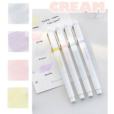 4gab./kastē pasteļkrāsas marķieris komplekts Korejas marķieris mirdzošs marķieris marķieris pildspalva Studentu skolas biroja kancelejas piederumi