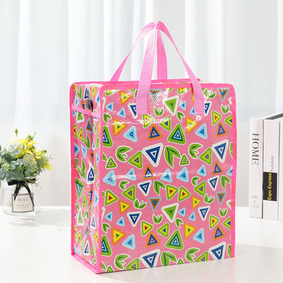 Geantă portabilă mare de depozitare impermeabilă, cuvertură, lenjerie de pat, pernă, repetabilă, cu fermoar, pentru casă