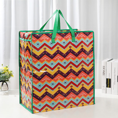 Geantă portabilă mare de depozitare impermeabilă, cuvertură, lenjerie de pat, pernă, repetabilă, cu fermoar, pentru casă