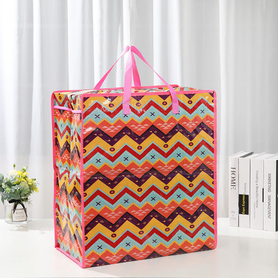 Geantă portabilă mare de depozitare impermeabilă, cuvertură, lenjerie de pat, pernă, repetabilă, cu fermoar, pentru casă