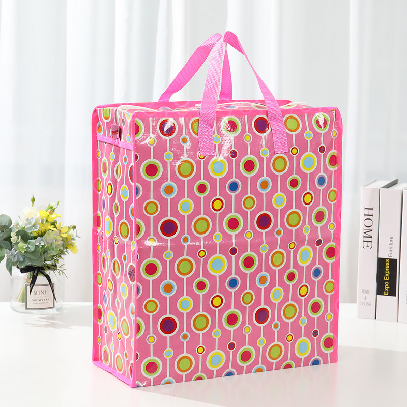 Geantă portabilă mare de depozitare impermeabilă, cuvertură, lenjerie de pat, pernă, repetabilă, cu fermoar, pentru casă