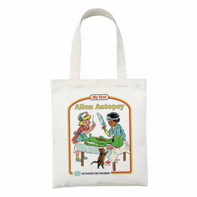 Γυναικεία πάνινη τσάντα αγορών Γυναικεία πάνινη τσάντα Satan Devil Cat Eco Handbag Tote Επαναχρησιμοποιήσιμη Τσάντες αγορών παντοπωλείου Φοιτητική τσάντα βιβλίου