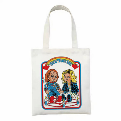 Γυναικεία πάνινη τσάντα αγορών Γυναικεία πάνινη τσάντα Satan Devil Cat Eco Handbag Tote Επαναχρησιμοποιήσιμη Τσάντες αγορών παντοπωλείου Φοιτητική τσάντα βιβλίου